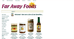 Desktop Screenshot of farawayfoods.com